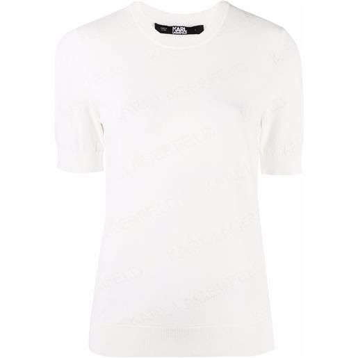 Karl Lagerfeld t-shirt con stampa - bianco