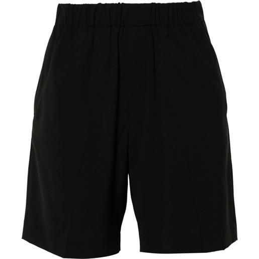 SANDRO shorts con vita elasticizzata - nero
