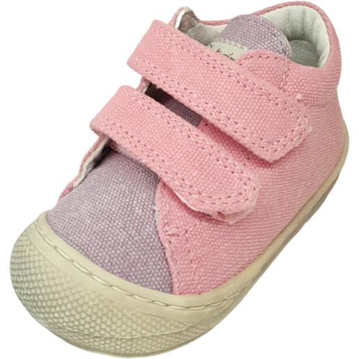 Sneakers cocoon per bambina vl rosa/lilla a strappo - naturino