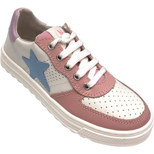 Sneakers per bambina hess zip pink-dream - naturino