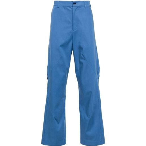Kiko Kostadinov pantaloni melsas con pinces - blu