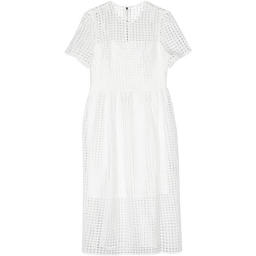 DKNY gonna midi svasata - bianco