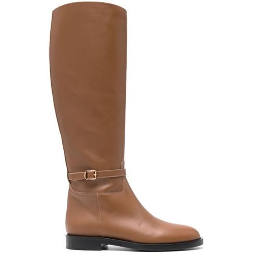 Roberto Festa davis leather boots - marrone