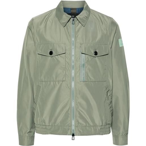 PS Paul Smith giacca leggera con zip - verde