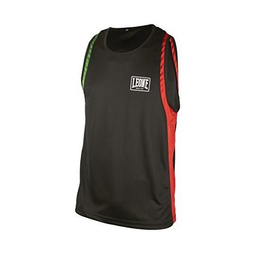 LEONE 1947, canottiera boxe, unisex - adulto, nero, l, ab721