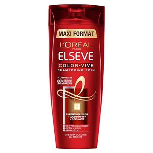L'Oréal Paris Elseve l'oréal paris elsève color-vive shampoo per capelli tinti o mossi, 400 ml
