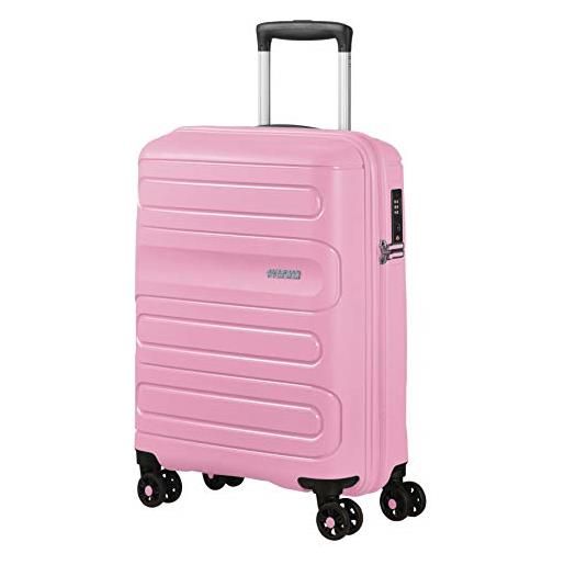 American Tourister sunside - spinner, bagaglio a mano adulti, rosa (pink gelato), s 55 cm 35 l