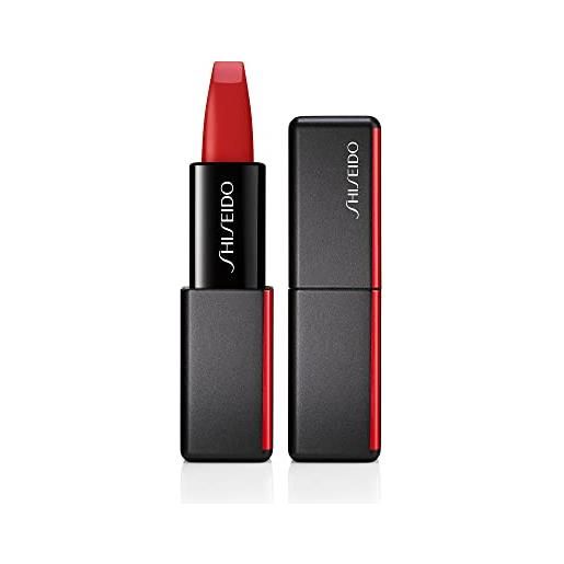 Shiseido modernmatte powder lipstick 54-hyper red 4 gr, rosso