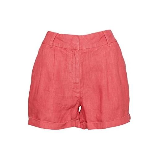 Superdry pantaloncini casual maglia di tuta, rosa (active pink), 40 donna
