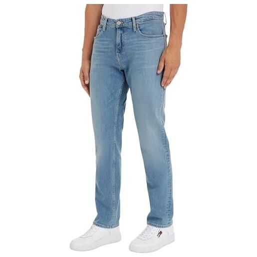 Tommy Jeans jeans uomo regular fit, blu (denim medium), 33w/32l
