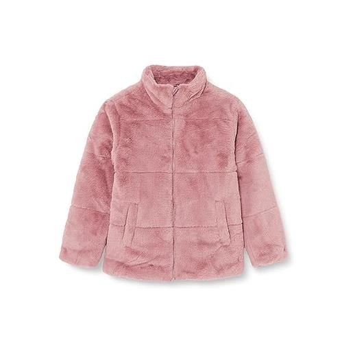 NAME IT nkfmosa fake fur jacket pb giacca, wistful mauve, 152 cm bambine e ragazze