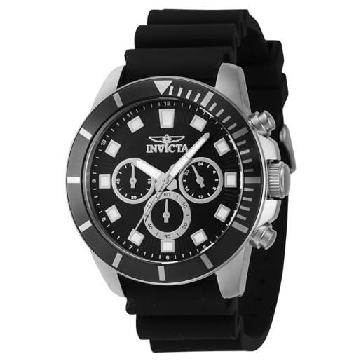 Invicta pro diver 46077 nero orologio uomo quarzo - 45mm