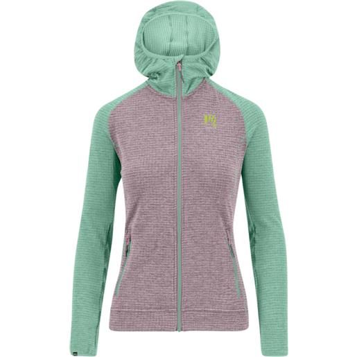 KARPOS ambrizzola w full-zip hoodie pile donna