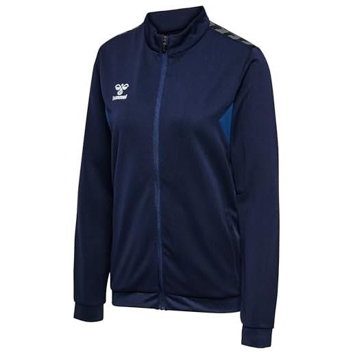 hummel felpa da donna hmlauthentic pl zip jacket donna