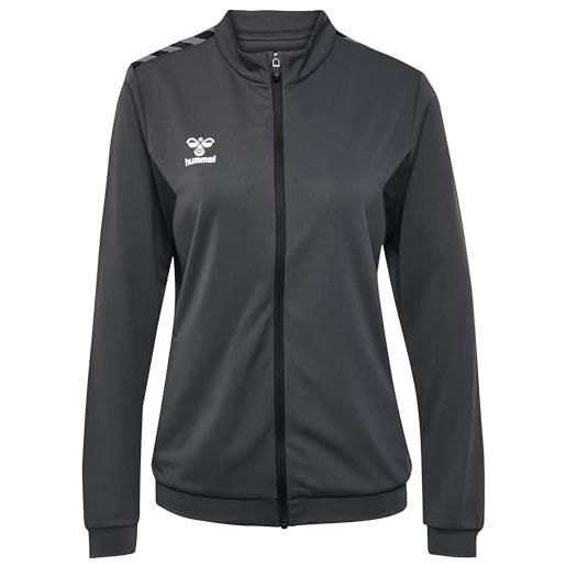 hummel felpa da donna hmlauthentic pl zip jacket donna