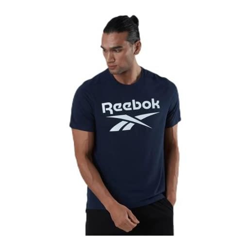 Reebok workout ready supremium graphic, maglietta uomo, vector navy, s