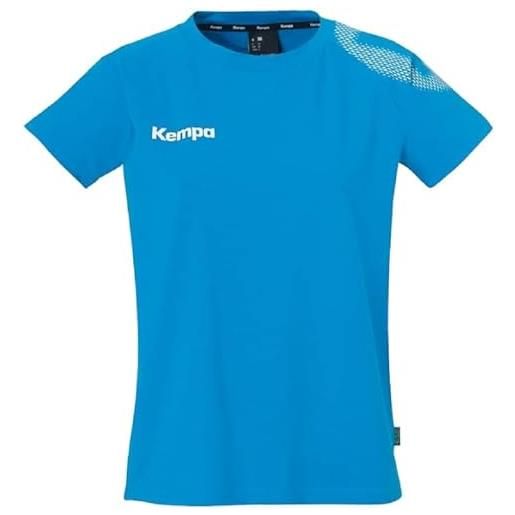 Kempa maglietta sportiva da donna e ragazza a tema pallamano, royal, xxl