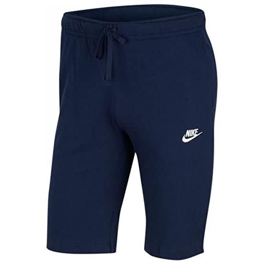 Nike sportswear, pantaloncino uomo, midnight navy/(white), 10