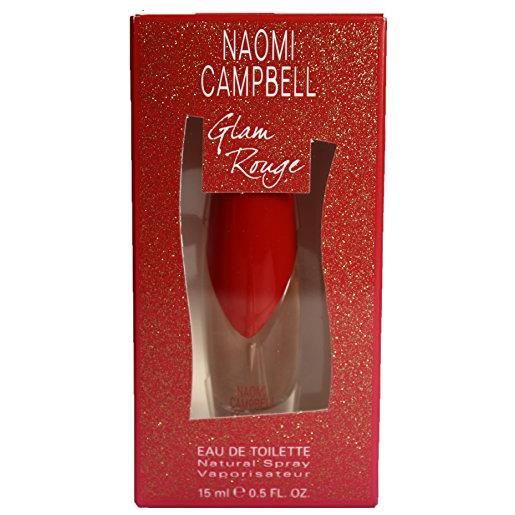 Naomi Campbell glam rouge eau de toilette, confezione da 2 (2 x 15 ml)