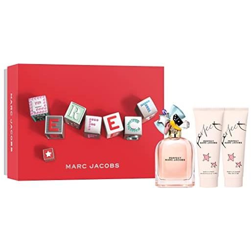 Marc Jacobs perfect eau de parfum 100ml gift set (contains 100ml edp, 75ml body lotion & 75ml body cleanse)