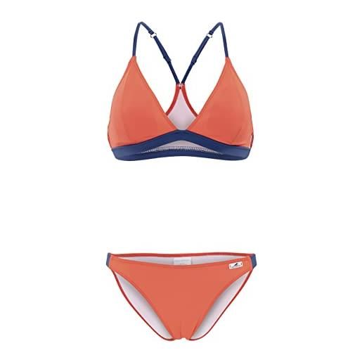 Aquafeel bikini, arancione/marine, 48 it/b donna