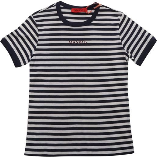 MAX&CO t-shirt a righe nere