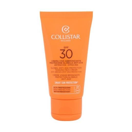 Collistar special perfect tan global anti-age protection tanning face cream spf30 crema solare antietà per il viso 50 ml per donna