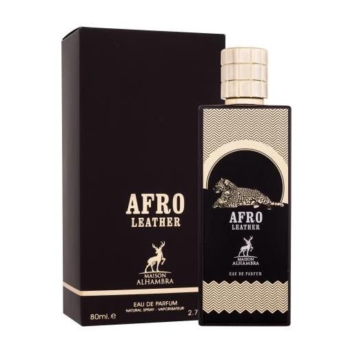 Maison Alhambra afro leather 80 ml eau de parfum per uomo