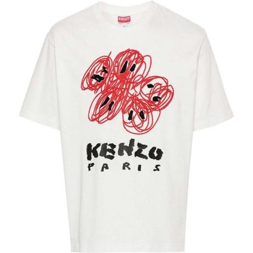 Kenzo t-shirt con stampa floreale