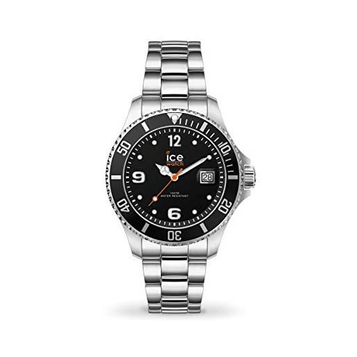 Ice-watch ice steel black silver orologio nero da donna con cinturino in metallo, 017323 (small)