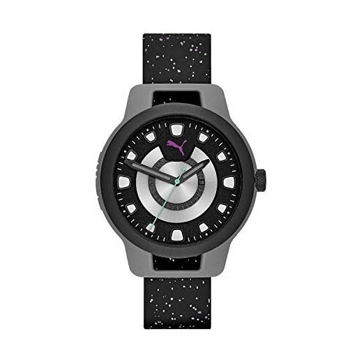 PUMA reset - orologio da uomo in silicone nero - edizione limitata - p5010