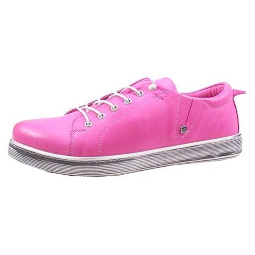 Andrea Conti 0347891 scarpe stringate donna, schuhgröße_1: 39, farbe: rosa