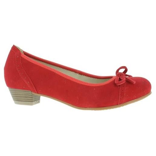 Hirschkogel 3006824, scarpe col tacco punta chiusa donna, rosso (rot 021), 35 eu