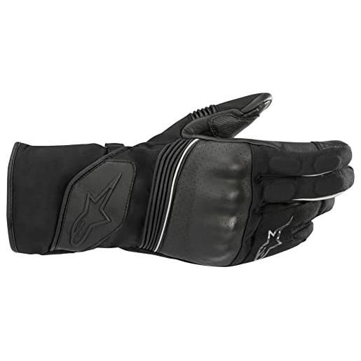 Alpinestars guanti da moto valparaiso v2 drystar gloves black, black, m