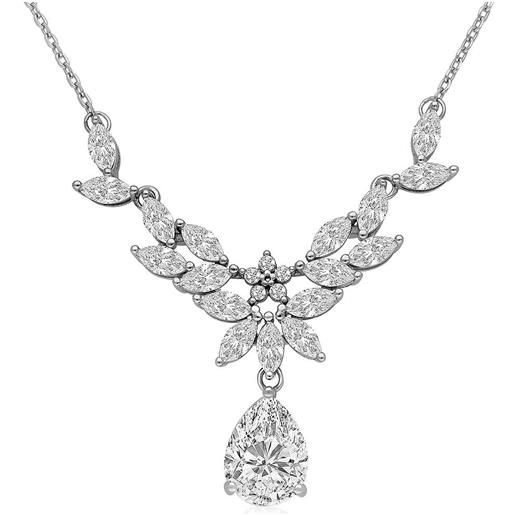 GioiaPura collana argento 925 con pendente gioiapura wedding ins028ct662rhwh