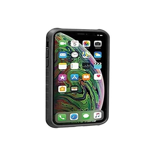 Topeak ride. Case only, works with i. Phone xs max, black/gray, custodia portatile per il tempo libero e sportivo, per adulti, unisex, multicolore, 16,2 x 8,3 x 1,47 cm / 6,4 x 3,3 x 0,58