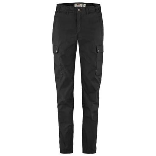 Fjallraven 84775-550 stina trousers w pantaloni sportivi donna black taglia 48/l