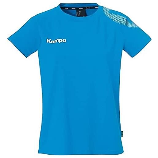 Kempa maglietta sportiva da uomo e donna, per pallamano e ragazza, kempblue. , xxl