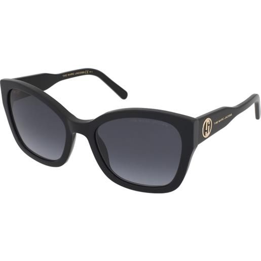Marc Jacobs marc 626/s 807/9o | occhiali da sole graduati o non graduati | prova online | plastica | cat eye | nero | adrialenti