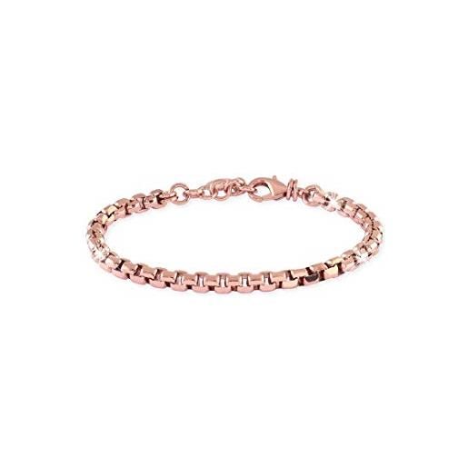 UNOAERRE bracciale in bronzo dorato rosa 1379