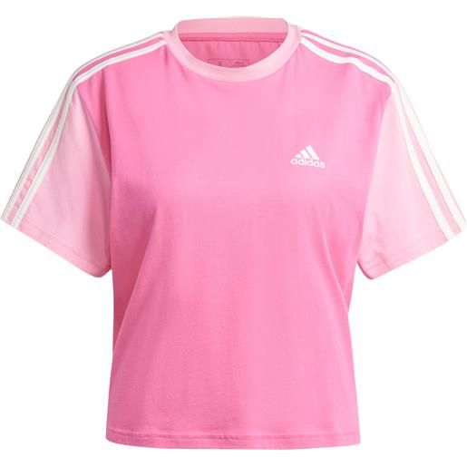 Adidas essentials 3-stripes t-shirt crop donna