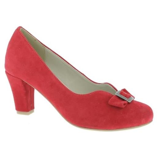 Hirschkogel decolleté da donna, scarpe dcollet, colore: rosso, 42 eu