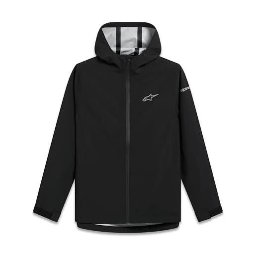 Alpinestars kascade rain jacket giacca sportiva, nero, s uomo
