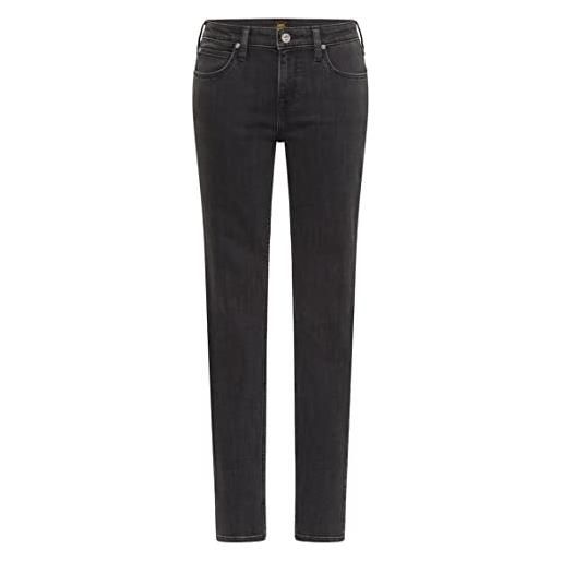 Lee scarlett jeans, black mid stone, w27 / l33 donne