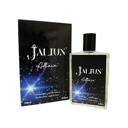 Jaliun adhara - profumo donna e uomo con muschio, rosa e talco eau de parfum con aroma di pulito e freschezza a lunga durata, made in italy