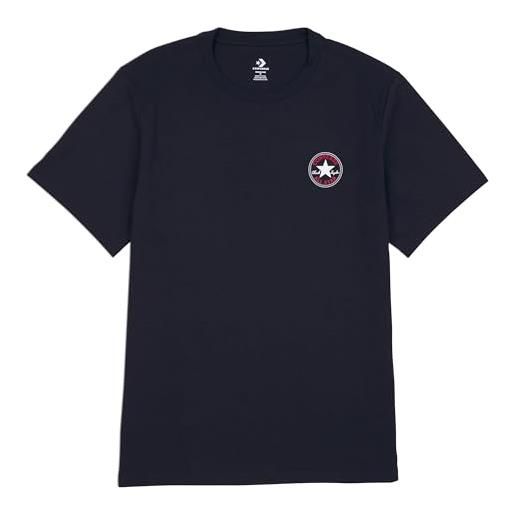 Converse t-shirt go-to mini patch nera taglia m codice 10026565-a02