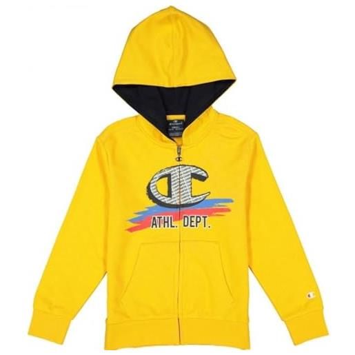 Champion hooded full zip sweatshirt 305438 (giallo-ys026, 3-4 anni)