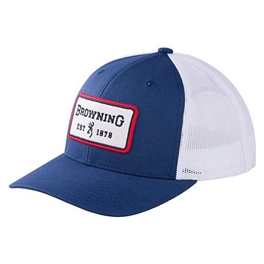 Browning wallow cap - cappello casual, blu, taglia unica