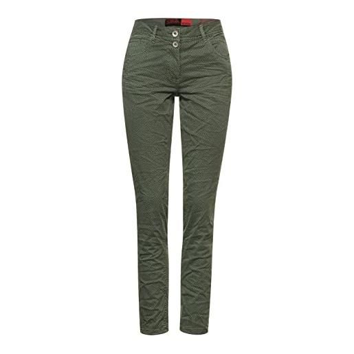 Cecil b375646 pantaloni donna, dark salvia green, 33w x 30l