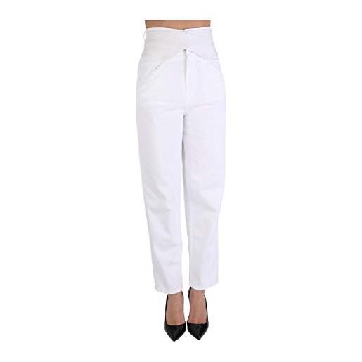 Pinko shelby 2, jeans donna, bianco (z08_bianco -perla bianca), 30